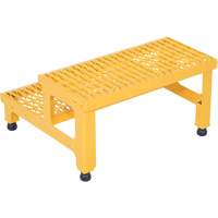 Adjustable Step-Mate Stand, 2 Step(s), 23-13/16" W x 22-7/8" L x 15-1/4" H, 500 lbs. Capacity OCP Construction Supplies