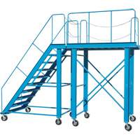 &eacute;chelle &agrave; neige, Acier, 10 Marches, 99" ha, 85-1/2" p, 48" Marche, Stri&eacute; OCP Construction Supplies