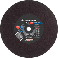 Ripcut Stainless Steel & Steel Cut-Off Wheel for Stationary Saws, 14" x 1/8", 1" Arbor, Type 1, Aluminum Oxide, 4400 RPM OCP Construction Supplies