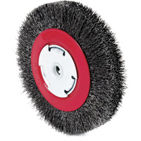 101F-3M Crimped Wire Wheel, 6" Dia., 0.014" Fill, 1/2"/2"/5/8" Arbor OCP Construction Supplies