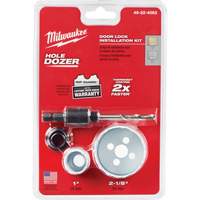 Trousse de scie-cloche Hole Dozer pour verrou de porte, 4 morceaux OCP Construction Supplies