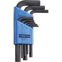 Short-Arm Hex Key Set, 9 Pcs., Metric OCP Construction Supplies
