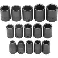 Socket Set, Impact, 1/2" Drive, 6 Points OCP Construction Supplies