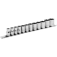Metric Socket Set, 12 Pcs, 3/8" Drive Size OCP Construction Supplies