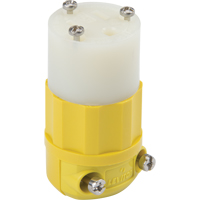 Industrial Straight Blade Connector, 5-15P, Nylon OCP Construction Supplies