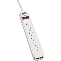 Protect-It Surge Suppressors, 6 Outlets, 720 J, 1800 W, 4' Cord OCP Construction Supplies