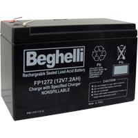 Sealed Lead Acid Batteries, 12 V, 7.2 Ah OCP Construction Supplies