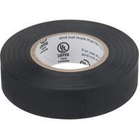 Electrical Tape, 19 mm (3/4") x 18 M (60'), Black, 7 mils OCP Construction Supplies