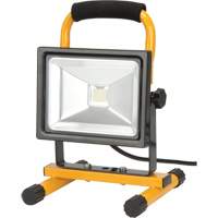 Portable Work Light, LED, 20 W, 2500 Lumens, Aluminum Housing OCP Construction Supplies