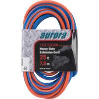 Cordon rallonge en caoutchouc TPE avec indicateur lumineux, Toutes saisons, SJEOW, AWG 12/3, 15 A, 3 prise(s), 25' OCP Construction Supplies