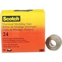 Scotch&reg; Electrical Shielding Tape, 25.4 mm (1") x 4.6 m (15'), Black, 16 mils OCP Construction Supplies
