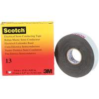 Scotch&reg; Electrical Semi-Conducting Tape, 19 mm (3/4") x 4.6 m (15'), Black, 30 mils OCP Construction Supplies