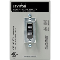 Manual Motor Controller OCP Construction Supplies