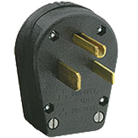 Dual Power Plug, Thermoplastic, 30 A/50 A, 250 V OCP Construction Supplies