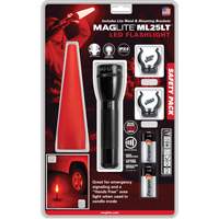 Safety Flashlight Pack, LED, 192 Lumens, C Batteries OCP Construction Supplies