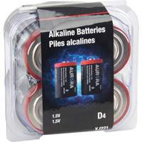 Industrial Alkaline Batteries, D, 1.5 V OCP Construction Supplies