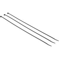 Attache de c&acirc;ble &agrave; ardillon, Longueur 7-3/10", R&eacute;sistance &agrave; la traction 50 lb, Noir OCP Construction Supplies
