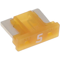 Fusible &agrave; lames pour automobiles LP de la s&eacute;rie MINI, Cartouche, 5 A, 58 V OCP Construction Supplies