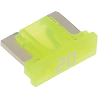 Fusible &agrave; lames pour automobiles LP de la s&eacute;rie MINI, Cartouche, 20 A, 58 V OCP Construction Supplies