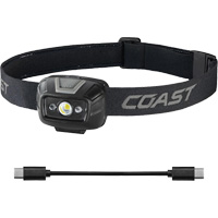 Lampe frontale projecteur &agrave; grand angle bicolore FL20R , DEL, 520 lumens, 2,5 hres de fonctionnement, piles Rechargeable OCP Construction Supplies
