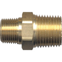 Mamelon de r&eacute;duction hexagonal, Laiton, 1/2" x 3/8", NPT x NPT OCP Construction Supplies