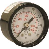 Economy Pressure Gauge, 1-1/2" , 0 - 160 psi, Back Mount, Analogue OCP Construction Supplies