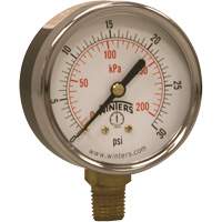 Economy Pressure Gauge, 2-1/2" , 0 - 30 psi, Bottom Mount, Analogue OCP Construction Supplies